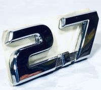 โลโก้ตัวเลข 2.7 ติดด้านข้างหรือด้านหลังก็ได้ ขนาด 6.9 * 2.2 cm TOYOTA HILUX REVO FORTUNER 2.7 letter logo side or rear