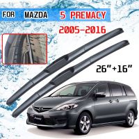 สำหรับ Mazda 5 Premacy 2005 2006 2007 2008 2009 2010 2011 2012 2013 2014 2015 2016อุปกรณ์เสริม MPV กระจกหน้ารถใบที่ปัดน้ำฝน