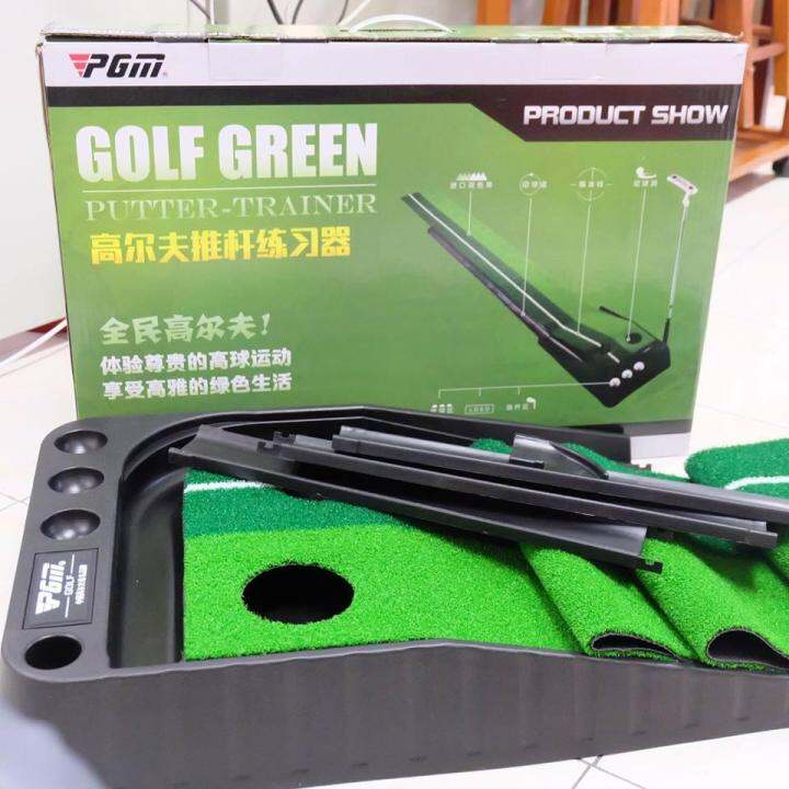 gion-pgm-golf-พรมซ้อมพัตต์-สำหรับซ้อมกอล์ฟ-พร้อมระบบคืนลูกอัตโนมัติ