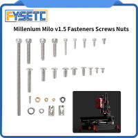 FYSETC Complete Fastener Kit DIY ตัวยึดโครงการสกรู Nuts ชุดเต็มสำหรับเครื่อง Milo-v1.5