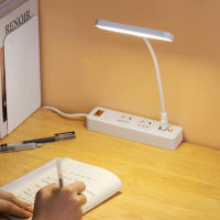 ร้อนโคมไฟ LED USB เสียบ Dimmable พับแสงประหยัดพลังงานโคมไฟตั้งโต๊ะห้องข้างเตียงป้องกันดวงตาการศึกษาอ่านหนังสือแสง