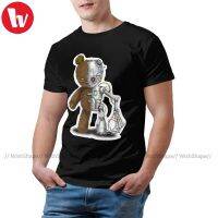 Teddy Bear T Shirt Mens Funny Cotton Print Tee Shirt Short Sleeves Beach Tshirt 5Xl