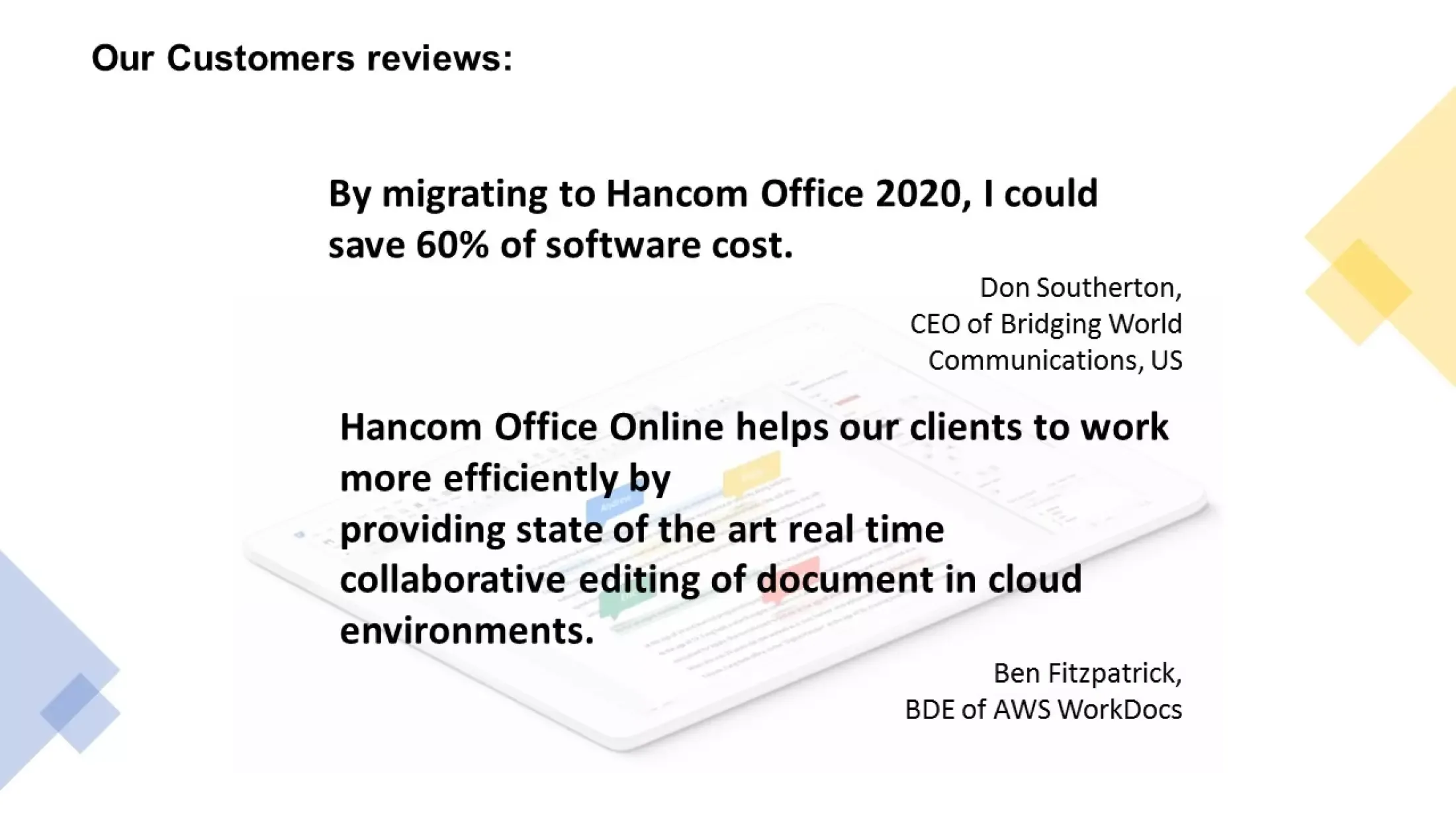 Hancom Office 2020 | one time purchase - lifetime usage for 1Device |  Support Windows OS | With Word , Spreadsheet , Presentation , PDF Edit and  Hancom Mail| Software Licensing | Lazada Singapore