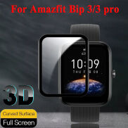 Đối với Đồng hồ thông minh Amazfit Bip 3 Bảo vệ màn hình mềm cong 3D siêu