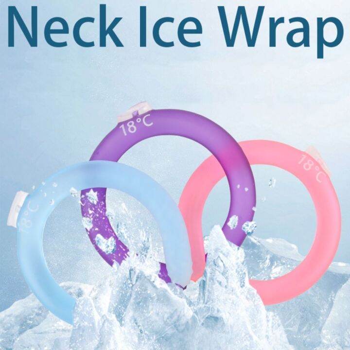 MAGNIFICENTSTORE40MA9 Tube Neck Cooler Reusable Ice Pack Cooling Neck