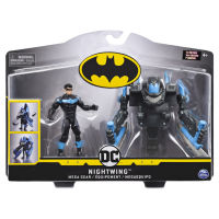 สินค้าขายดี!!! ของเล่น หุ่น ฟิกเกอร์ ดีซี คอมิค DC Comics Batman 4-Inch Night Wing Mega Gear Deluxe Action Figure with Transforming ... ของเล่น โมเดล โมเดลรถ ของเล่น ของขวัญ ของสะสม รถ หุ่นยนต์ ตุ๊กตา โมเดลนักฟุตบอล ฟิกเกอร์ Model