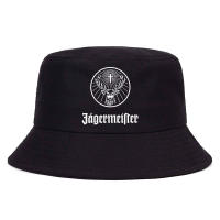 }: “Jagermeister หมวกทรงถังผู้ชายผู้หญิงผ้าฝ้ายเท่ๆหมวกตกปลาใส่กลับด้านได้สำหรับทุกเพศกีฬากลางแจ้งทุกวันหมวกปานามาบ๊อบหมวกชาวประมง