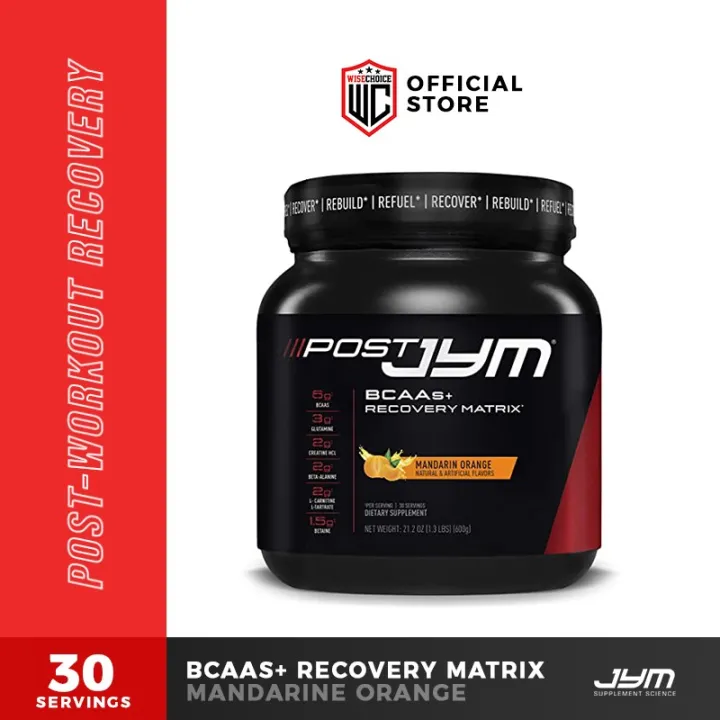 JYM POST JYM ACTIVE MATRIX 30 SERVINGS MANDARIN ORANGE FLAVOR Lazada PH