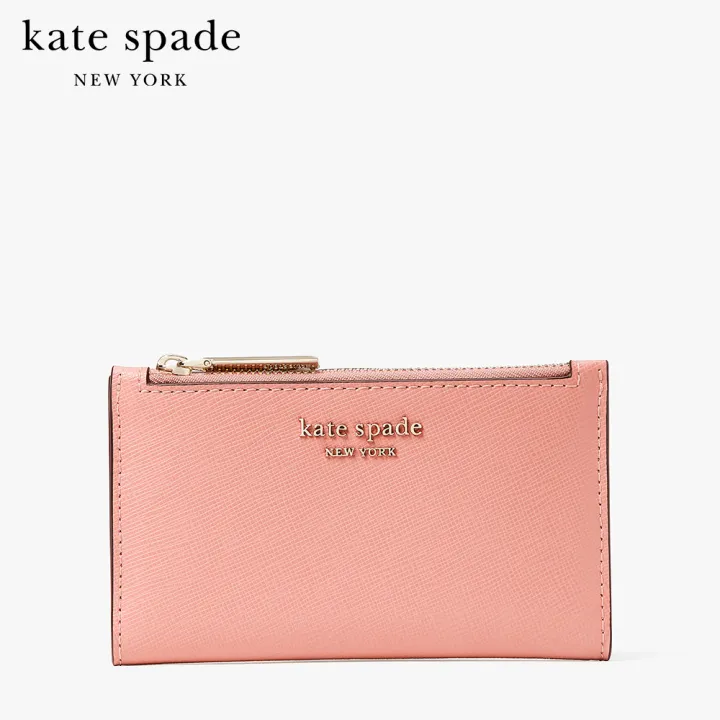 Kate Spade New York Spencer Small Slim Bifold Wallet Pwr00280 กระเป๋าสตางค์ Th 5084