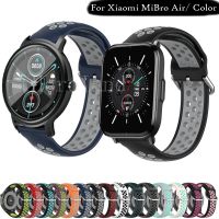 20mm WatchBand Silicone Strap For Xiaomi MiBro Air /MiBro Color Smart Wristband For Garmin Forerunner 245 55 Bracelet Sport Belt