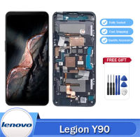 AMOLED ของแท้6.39 สำหรับ Lenovo Y90พยุหะจอแสดงผล LCD L71061หน้าจอสัมผัสแอลซีดีประกอบแก้วเซ็นเซอร์ที่มีกรอบ