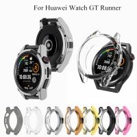 TPU Watch Case For Huawei Watch GT Runner Protective Cover Screen Hollow Protector Shell For Huawei GT Runner Cases Edge Frame