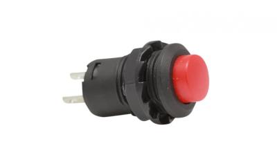 SPST momentary switch (Round D:9.50mm Red) - COSW-0602