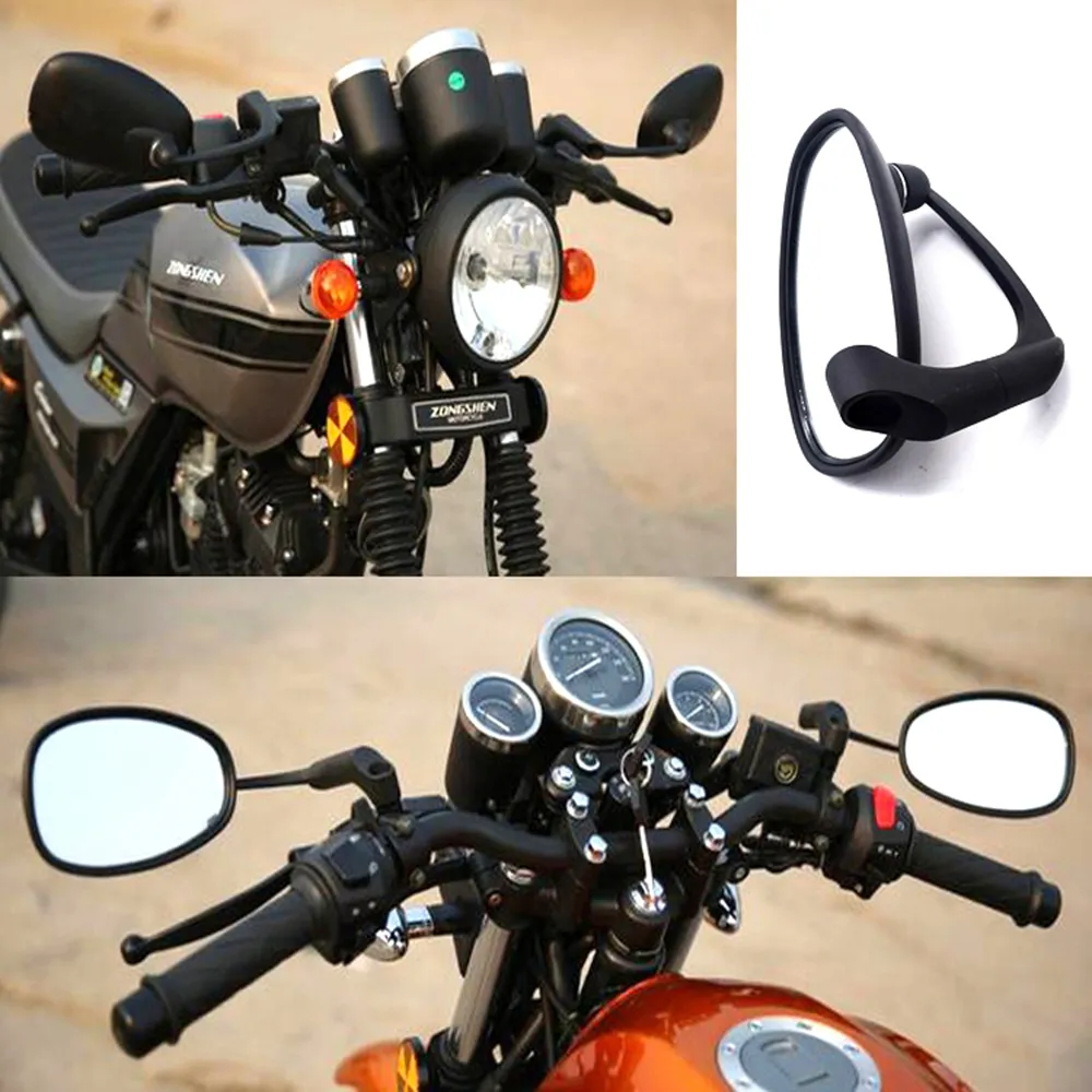 8/10Mm Motorcycle Rearview Side Mirror Round Retro Modified Motorbike Cafe  Racer Rear View Mirrors Universal For Yamaha Rs110F Sr400 Xjr1200 Xjr1300  Xjr400 Xt1200 Xsr 155 Xsr700 Xsr900 Honda Rebel 500 Rebel 300