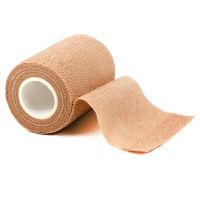 4 Pieces 4.5m Length Athletic Wrap Tape Elastic Breathable Athletic Wrap Bandage Self Adhesive Sports Safety Elastoplast Tape