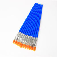 2021200 Pcs Flat Paint Brushes Small Brush Bulk for Detail Painting Craft Watercolor