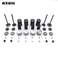 OTOM สำหรับ LONCIN CR6 VOGE300R KAWASAKI KLX 250 300 YF300 Intake Exhaust Valve Stem ปรับ Shim ล็อค Clamp ซีลน้ำมันชุดสปริง