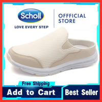 Scholl รองเท้าผู้หญิง Scholl รองเท้าผ้าใบรองเท้าผู้หญิง รองเท้า Scholl รองเท้าหญิง Scholl รองเท้าผ้าใบผู้หญิง รองเท้าแตะเกาหลี sholl ขนาดใหญ่ 41 42 ครึ่งรองเท้าแตะแบนแบนฤดูร้อนโบฮีเมียรองเท้าแตะผู้หญิงกีฬาลำลองกีฬาครึ่งรองเท้าเดิน- AS2029