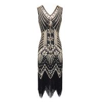 【YF】 1920s Flapper Dress Plus Size S-4XL Womens Fashion Vintage Great Gatsby Charleston Sequin Tassel 20s Party Girl Costume