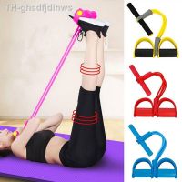 【hot】❉ Gym Resistance Bands Exercise Elastic Up Pull Rope Indoor Workout Sport 4 Tube Pedal Ankle