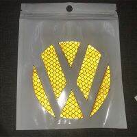 Car Tail Trunk Emblems Grooves Reflective Styling Stickers for Golf 5 6 7 Sagitar Magotan CC Tiguan POLO R20 GTI