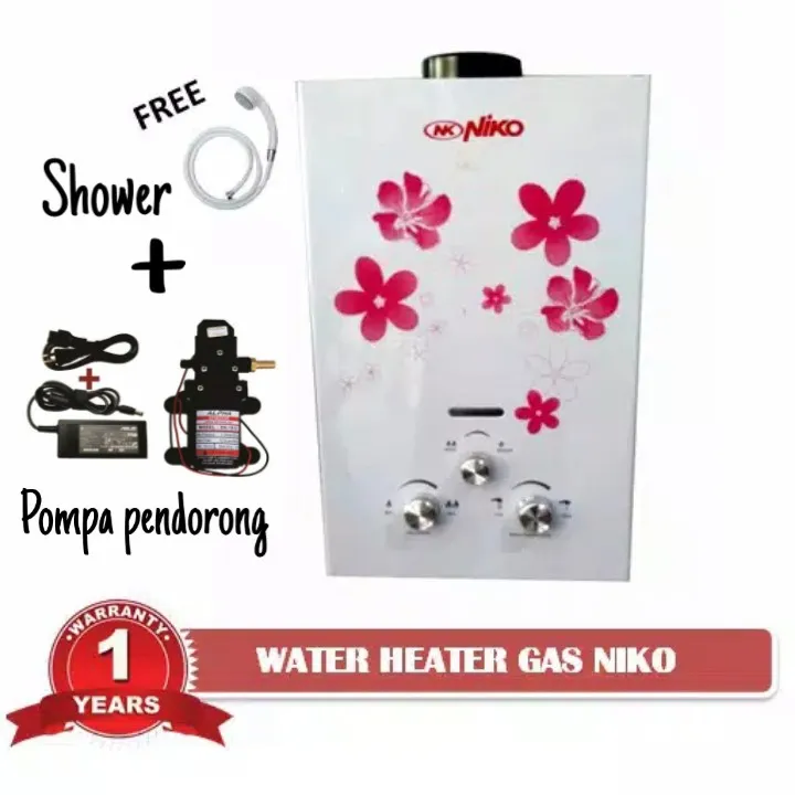 Inovasi Baru Water Heater Nikko Plus Pompa Pendorong/Daya Tarik Semprot