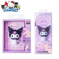 Sanrio ชุดเครื่องเขียนลายการ์ตูน Kuromi Melody KT ดินสอลายแมวกล่อง Unzip สมุดบันทึกตุ๊กตานุ่มน่ารักของขวัญกล่องเครื่องเขียนสำหรับเด็ก