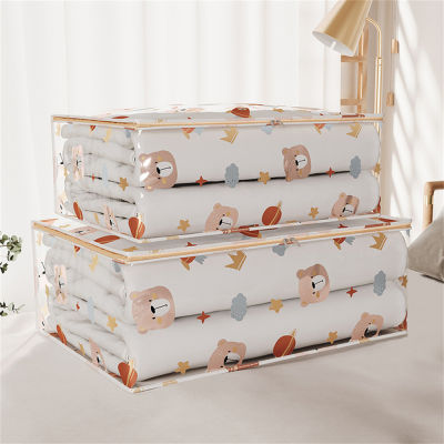 Moisture-proof Blanket Storage Bags Big Capacity Sorting Bags For Quilts Moisture-proof Duvet Storage Bags Dustproof Clothing Storage Bags Foldable Quilt Storage Bags