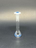 Volumetric Flask blue scale 10ml ขวดวัดปริมาตร ยี่ห้อ GLASSCO ประเทศอังกฤษ