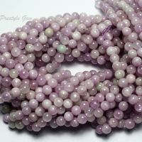 Free shipping (2 strands/set) natural 6-6.5mm Madagascar kunzite smooth round loose beads for jewelry making design or gift