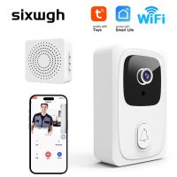 ✠ SIXWGH Support Tuya 1080P Camera Wireless Audio Door Bell Intercom WiFi Video Doorbell