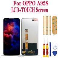 ต้นฉบับสำหรับ OPPO A92S จอแสดงผล LCD สัมผัสทำให้เป็นดิจิทัลประกอบหน้าจอ6.57นิ้ว OPPO A92S พร้อมกรอบ