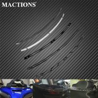 Motorcycle Windshield Windscreen Trim CNC Black/Chrome For Harley Tou Electra Glide Street Glide FLHX 1996-2013 2014-2019