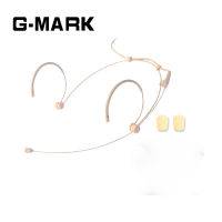 G-MARK แขวนมืออาชีพ Headseadworn Mikrofon untuk ระบบไฟล์ Mikropa Wayar Warna Kulit Mini XLR Mor