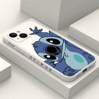เคสมอนสเตอร์ยืด IPhone 14 13 12 11 Plus Pro Max Mini ซิลิโคนเหลวรูปแบบด้านข้าง