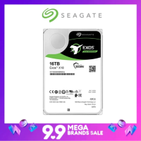 Seagate Exos X18 16TB ST16000NM000J Enterprise HDD - CMR 3.5 Inch Hyperscale SATA 6Gb/s, 7200 RPM, 512e and 4Kn FastFormat, Low Latency with Enhanced Caching