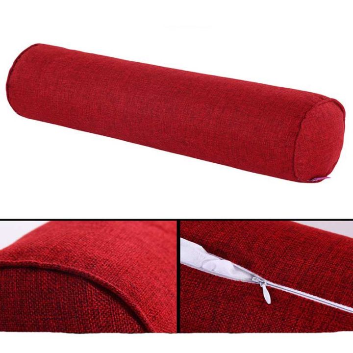 bedboard-long-pillow-for-sleeping-round-body-cushion-chair-pad-backrest-head-pillows