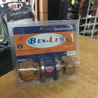 ลูกบิดประตู ลายไม้ ไส้ทองเหลืองแท้ BEN-LEY NO.5800AC/W1