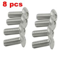 8PCS Stainless Steel License Plate Screws Bolt For Audi Lexus Toyota Mercedes Hyundai Honda License Plate Fasteners