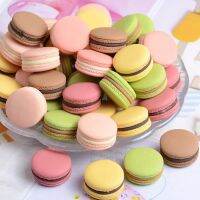 4pcs/set macaron food decor Simulation fake props food model dessert table snack decoration artificial cake home decor