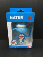 Natur เนเจอร์ ขวดนม PP โดราเอมอน ทรงกลม แขนจับ 4 OZ. (8850851410037)