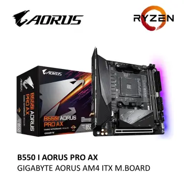 GIGABYTE B550I AORUS PRO AX AMD AM4 ITX MOTHERBOARD