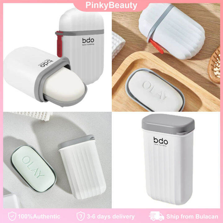 Plastic Soap Dish Soap Box Holder Travel Case Holder Container Soap