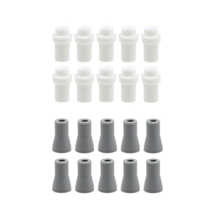10pcs-dental-se-saliva-ejector-replacement-rubber-valve-snap-tip-adapter