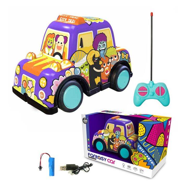 23new-mini-cartoon-graffiti-remote-control-car-4ch-climbing-car-rc-car-electric-car-model-toys-for-grils-boys-birthday-gift