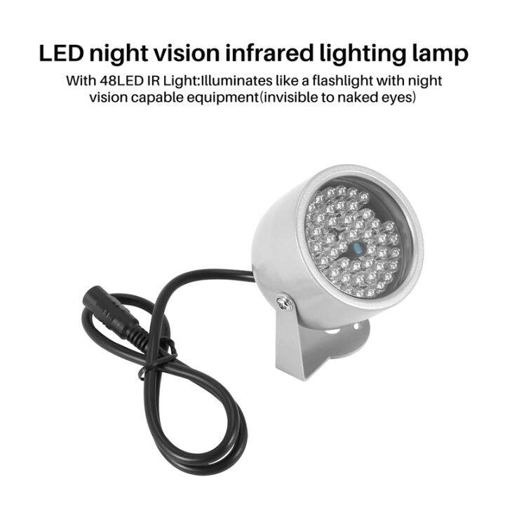 48-led-ir-infrared-night-vision-security-camera-cctv-camera-dc12v-silver