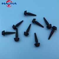 Dia colokan karet hitam 2-2.5mm segel silikon gesper lubang Solid tutup tahan debu suhu tinggi tahan minyak