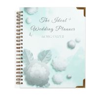 A4 Wedding Planner Marble Gold,Undated Bridal Planning Diary Organizer,Schedule Book Planner Coil Book Wedding Plan