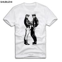 JHPKJT Shirt Gay Pride Vintage  Tom Cops Finland Lgbt Rainbow Fashion shubuzhi Fashion Men Short Sleeve Funny Street Shirts 4XL 5XL 6XL