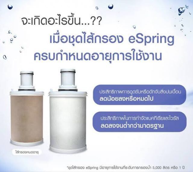 โปรราคาดีถูกกว่าช๊อปไทย-amway-ของแท้100-ชุดไส้กรองคาร์บอนกัมมันต์และหลอดอุลตร้าไวโอเล็ท-ใช้กับเครื่องกรองน้ำ-espring